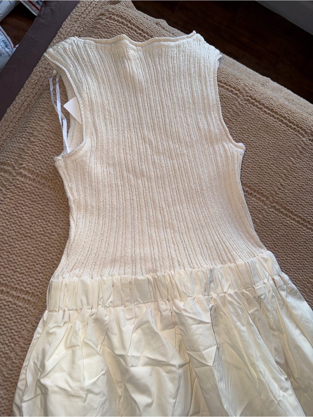 215.  Mon Renn Elemental Knit Combo Dress - Picture 12 of 15